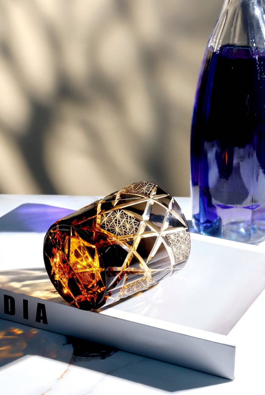 Dark Amber - Special Crystal Cutting