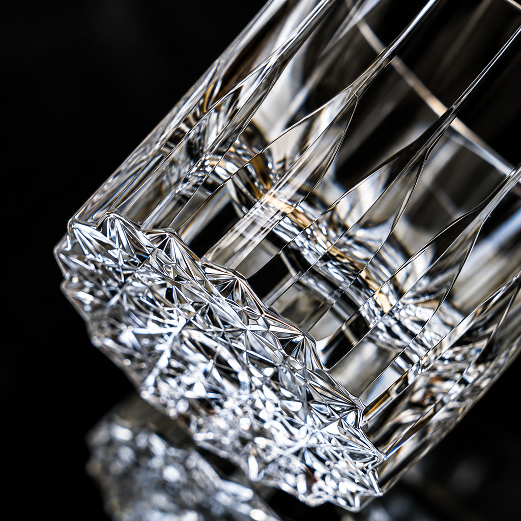 cut glass cup