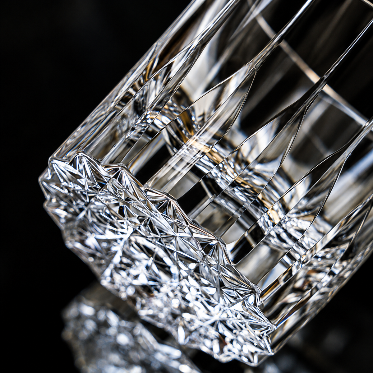 cut glass cup